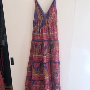 FARM Rio Forest Mosaic Sleeveless Maxi Dress NWT